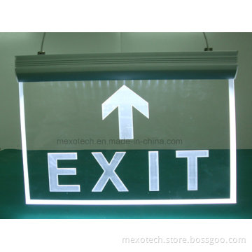 Hanging LED Edge-Lit Exit Signboard Acrylic Sign Board